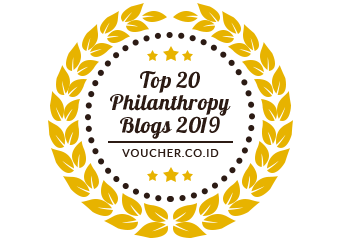 Banners for Top 20 Philanthropy Blogs 2019