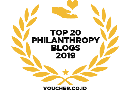 Banners for Top 20 Philanthropy Blogs 2019